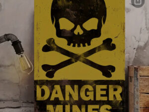 Danger Sign Mines