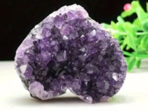 Amethyst Crystal Heart