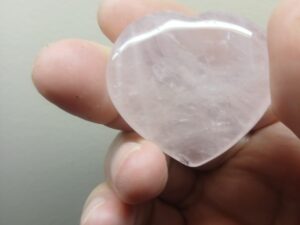 Rose Quartz Heart Small