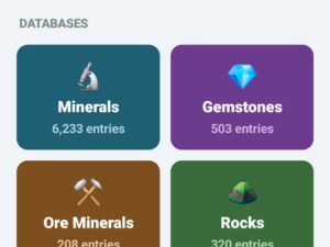 Geologynet Mineral Data