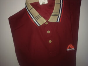 Minelab Polo Shirt Size L Red